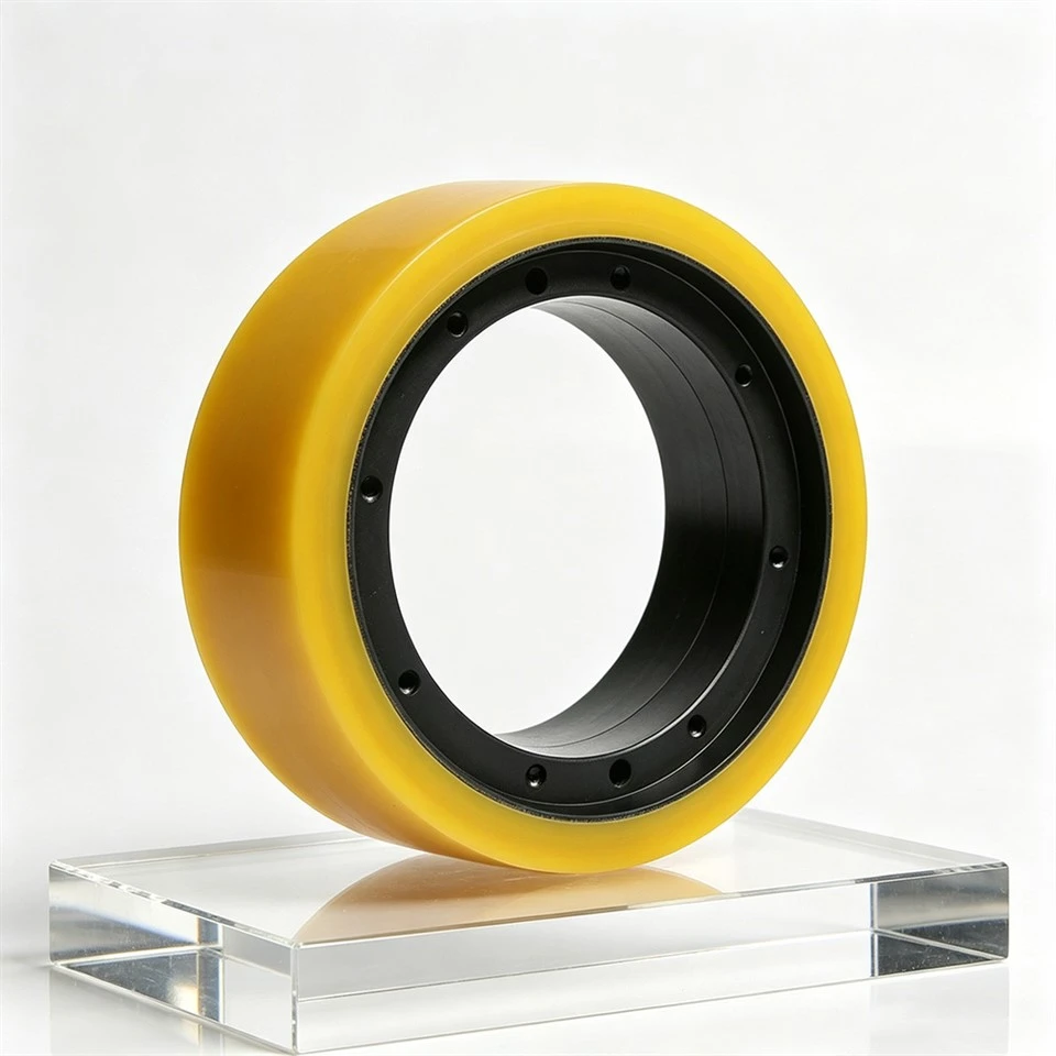 Low Friction Rail Running Monorail Hoist Drive Wheel