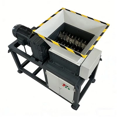 Hardened Steel Blade Twin-Shaft Wood Shredder